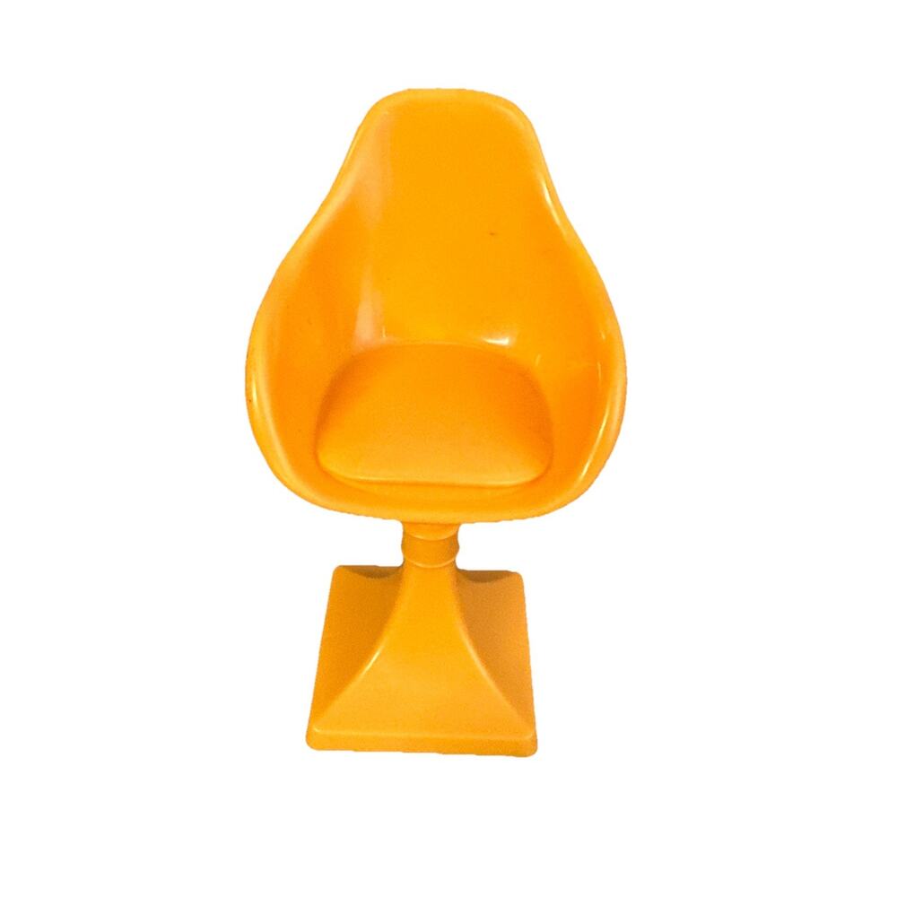 2018 Mattel Barbie Dream House Replacement Parts Peachy Orange Chair Bar Stool